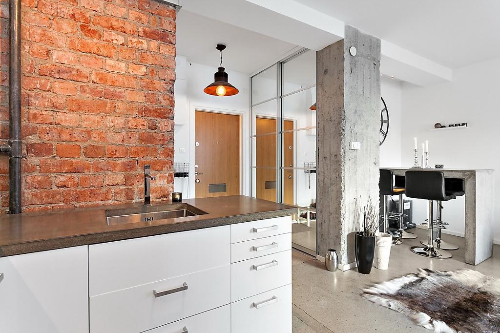 Estudio industrial: 40m2 con todos los detalles para conseguir este estilo de decoración.