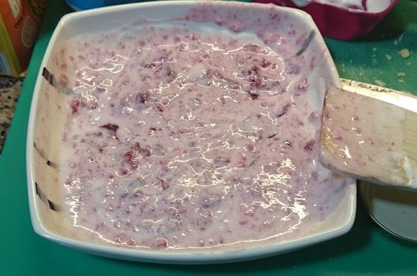 brownie sin azúcar con tarta de queso y mermelada (8)