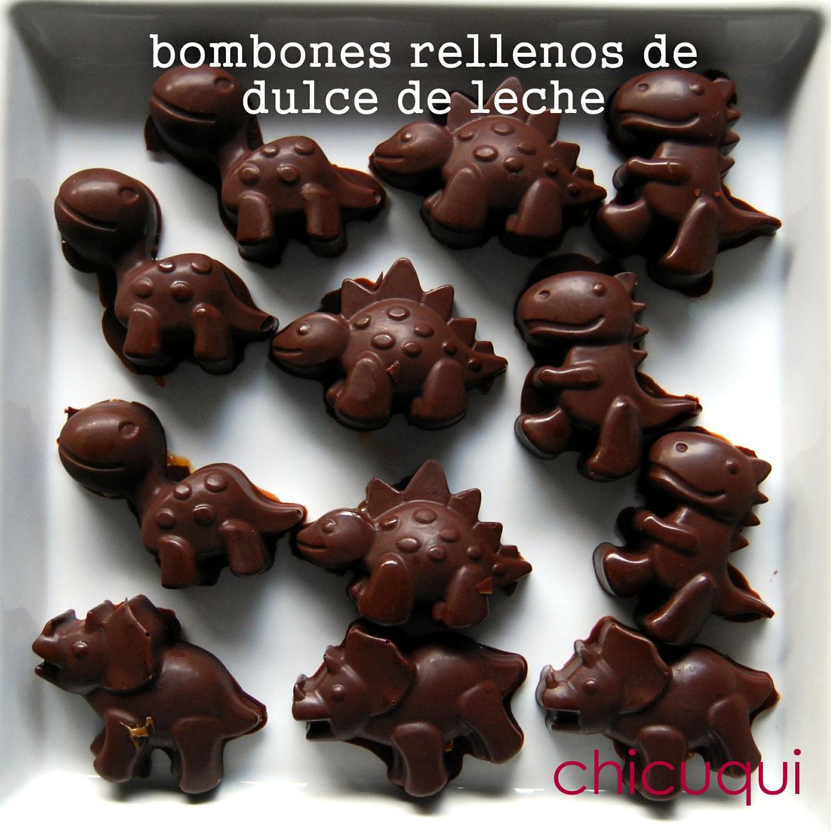 Bombones rellenos de dulce de leche en galletas decoradas chicuqui.com