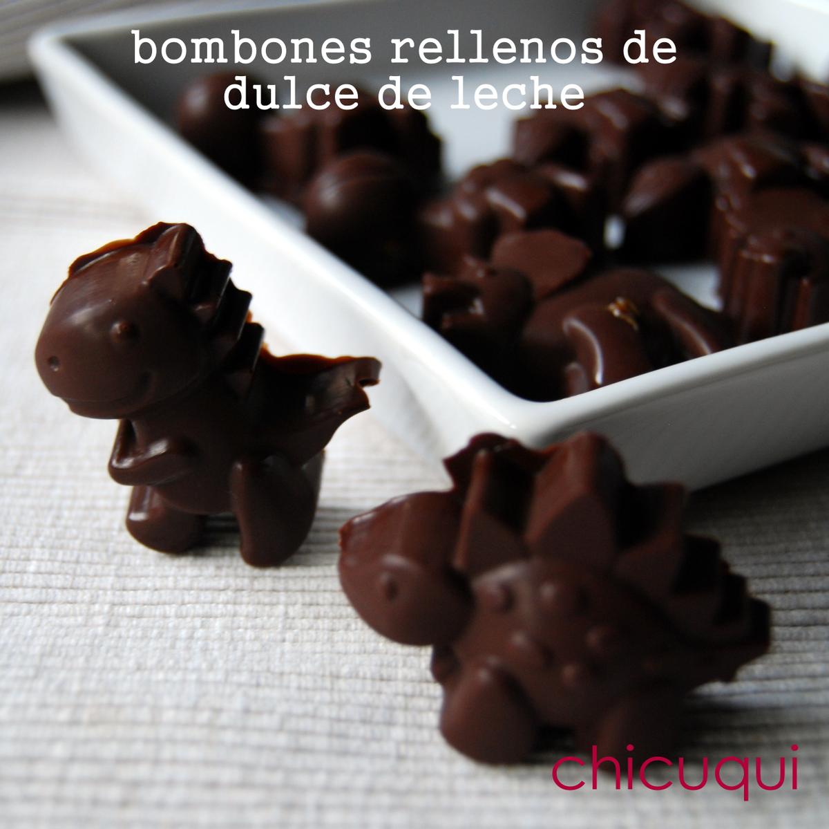 Bombones rellenos de dulce de leche en galletas decoradas chicuqui.com
