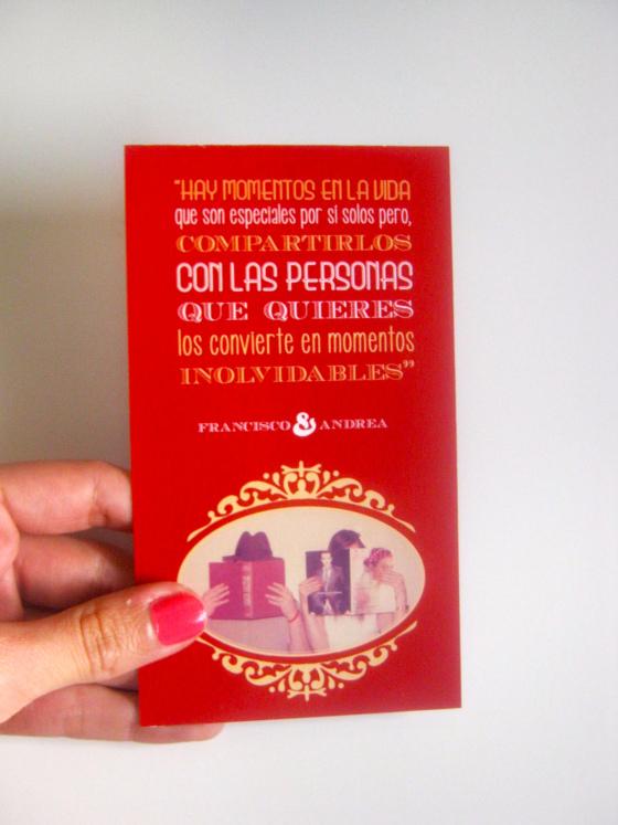 invitación creativa boda