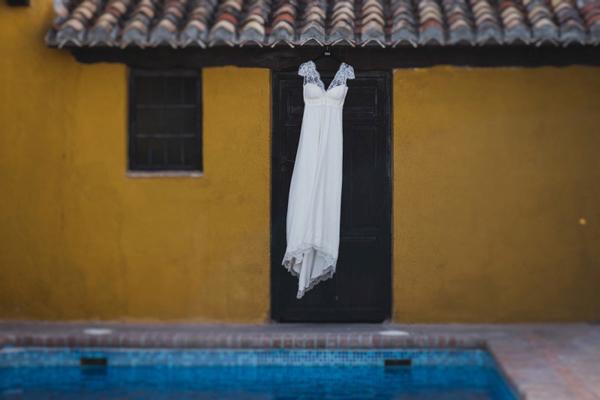 Vestido de Laure de Sagazan, modelo Robe Ruiz