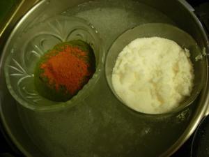 como hacer champu solido - calentar ingredientes al baño maria