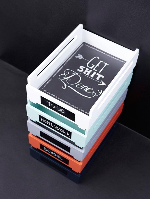 decorar con cajas cajas car mobel pintadas