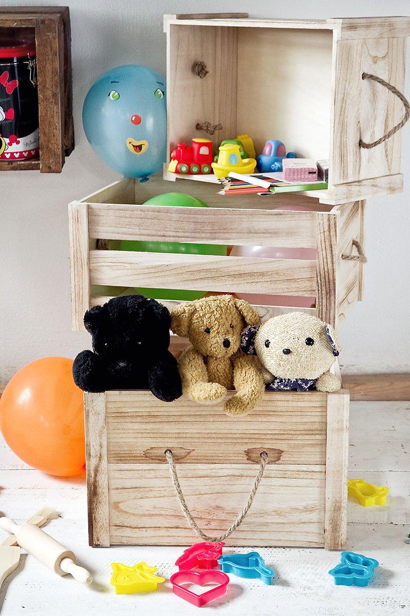 decorar con cajas muymucho infantil