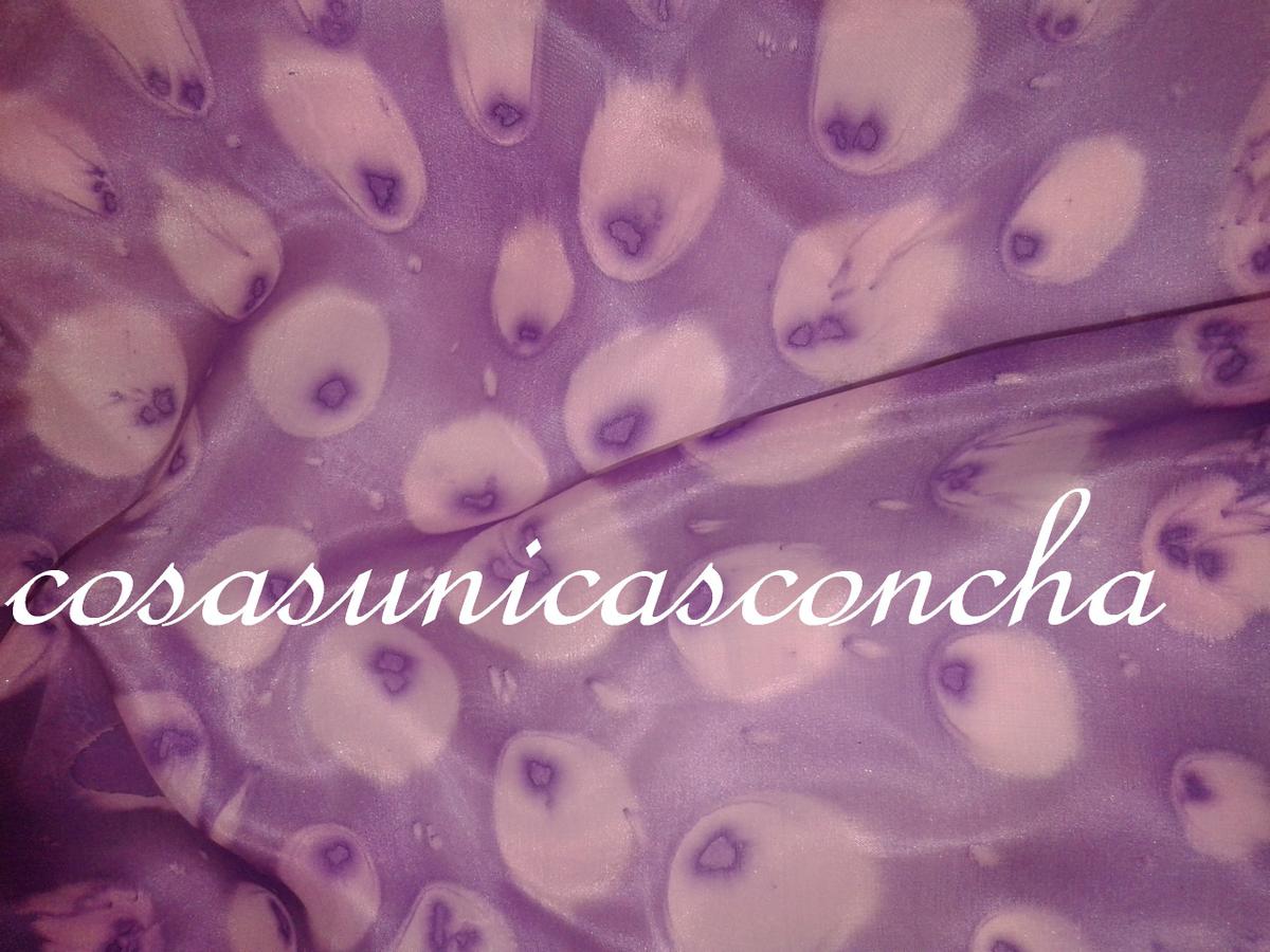 Pañuelo de seda pintado a mano