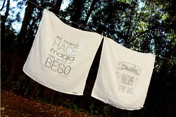 Pack 2 Muselinas Estampadas de 1 metro x 1 metro -