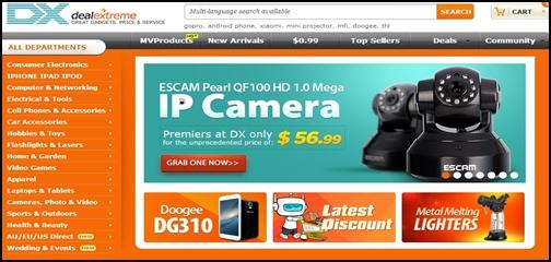 páginas de compras a china DX