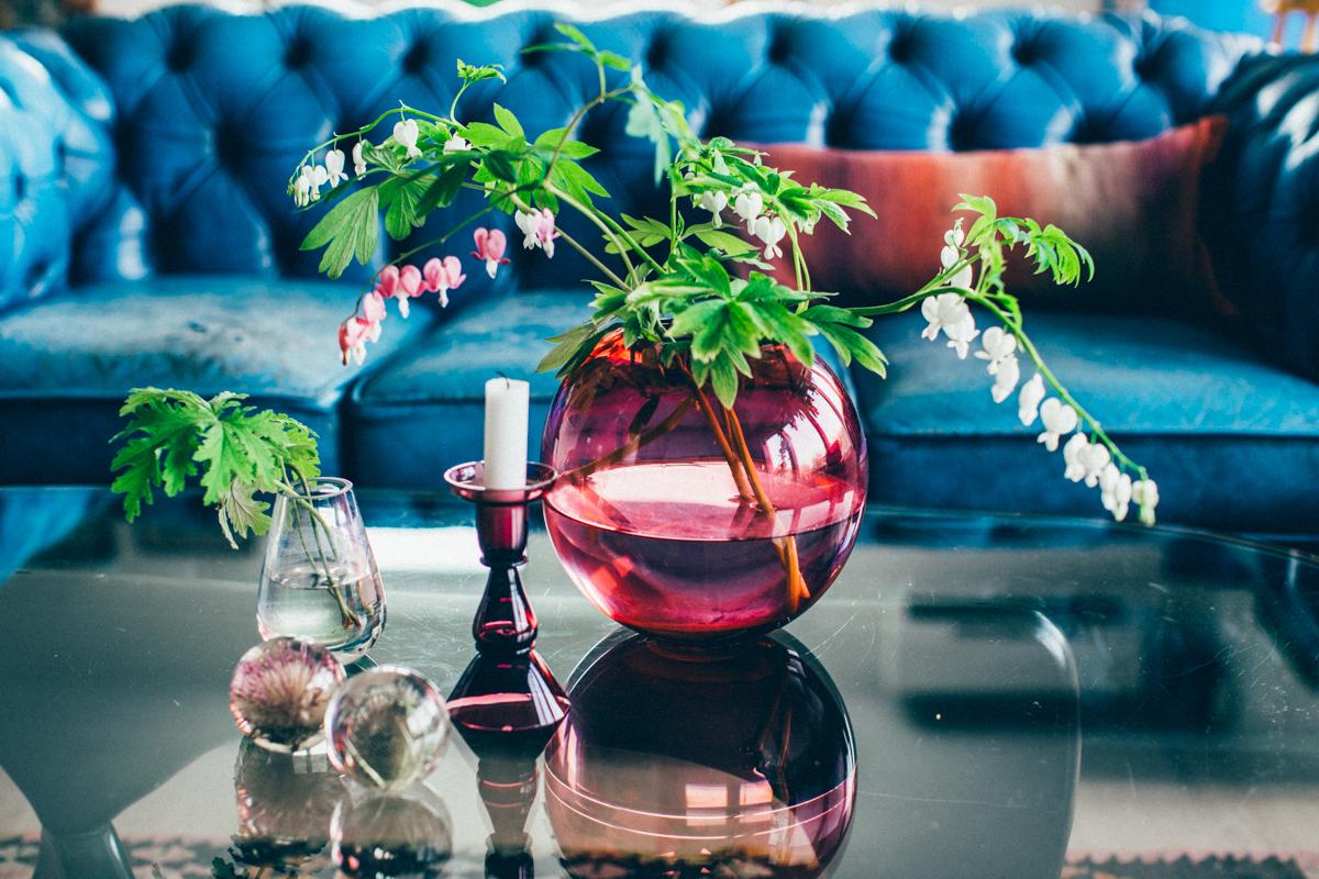 Sofá chester azulón