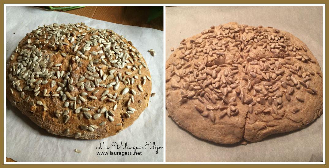 pan casero expres - horneado