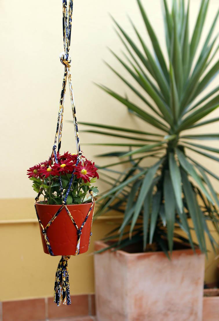 maceta colgante macramé 19