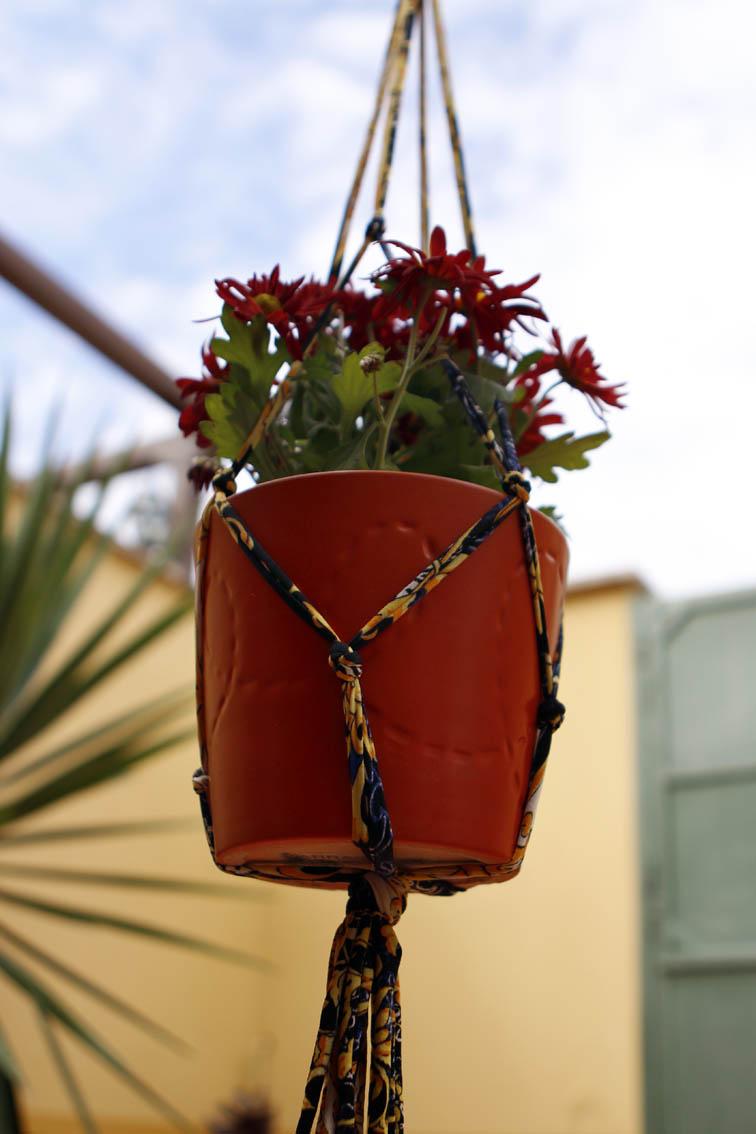 maceta colgante macramé 16