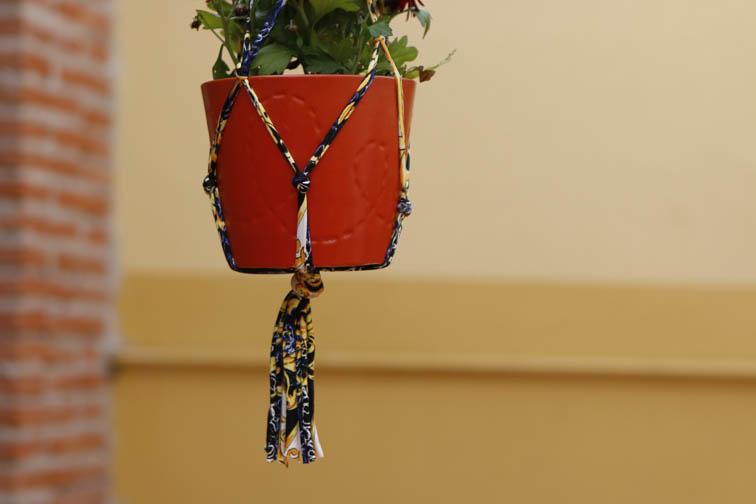 maceta colgante macramé 24