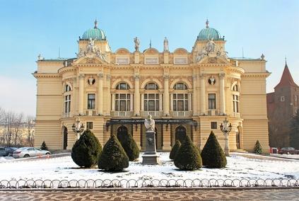 El teatro de Cracovia en Polonia