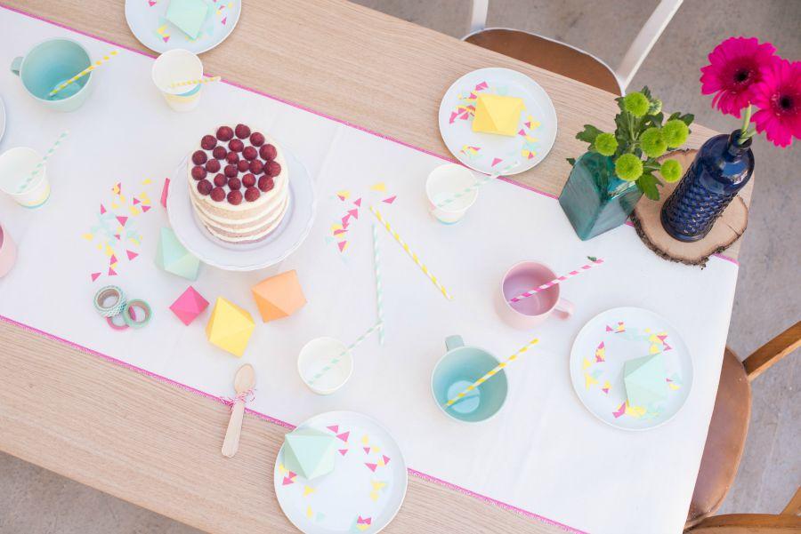 Geometric party - Decoración de fiestas en All Lovely Party