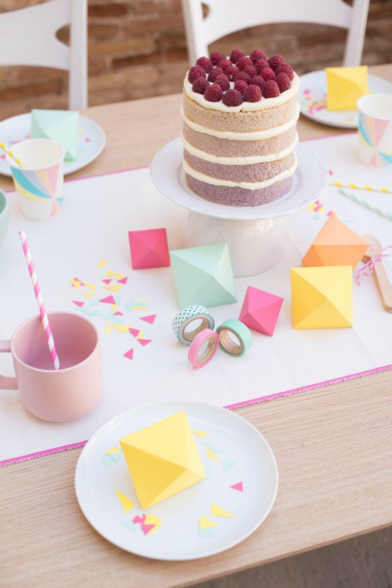 Geometric party - Decoración de fiestas en All Lovely Party