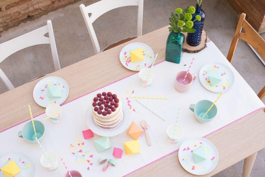 Geometric party - Decoración de fiestas en All Lovely Party