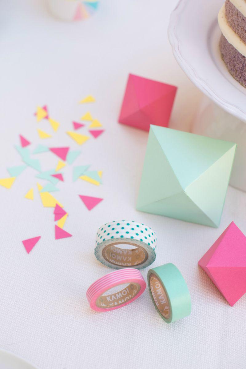 Geometric party - Decoración de fiestas en All Lovely Party