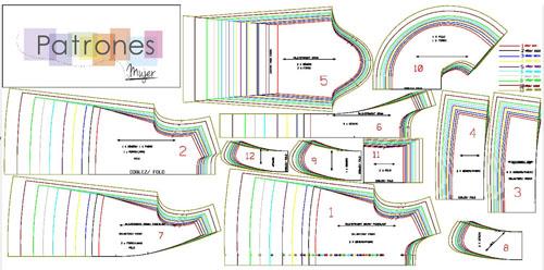 Abrigo acolchado-patronesmujer