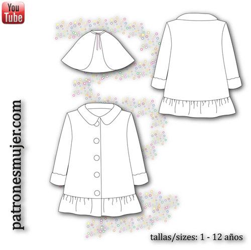 Abrigo acolchado-patronesmujer