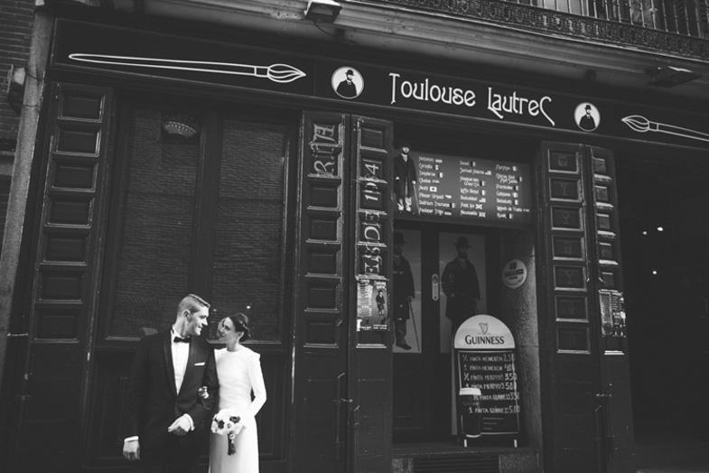 fotografia urbana de boda