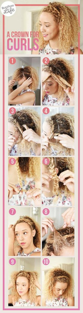 cabello crespo peinado paso a paso