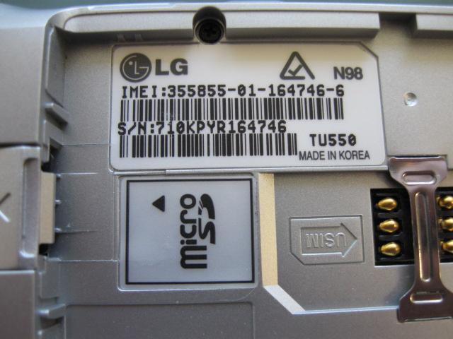 IMEI no valido de Lg