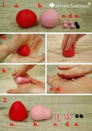 tutorial fondant MODELANDO A PEPPA PIG FONDANT PAP