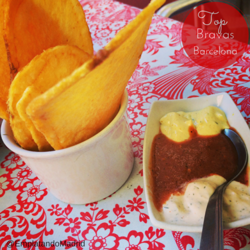 Xips Bravas con tres salsas