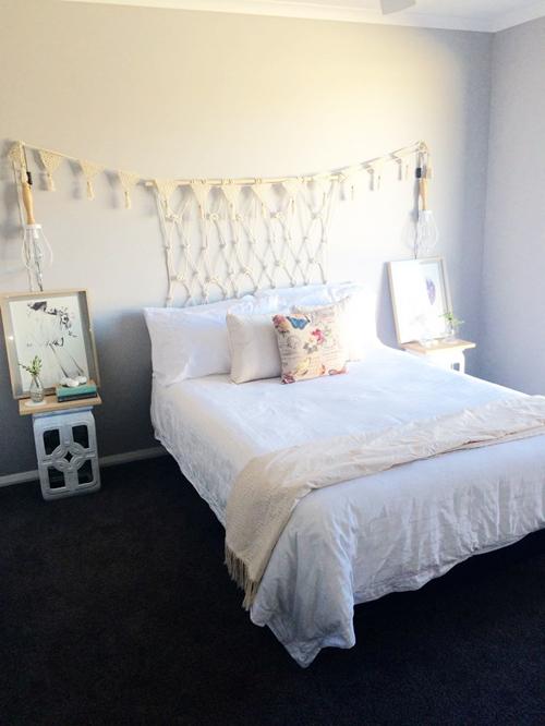 Cabeceros de cama originales estos 10 DIY te sorprenderán...! 14