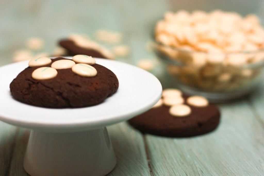 Cookies de chocolate y lacasitos