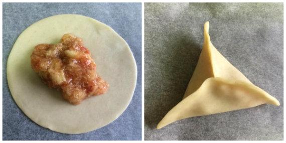 formando las empanadillas