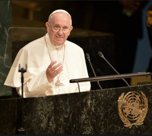 papa francisco en la ONU