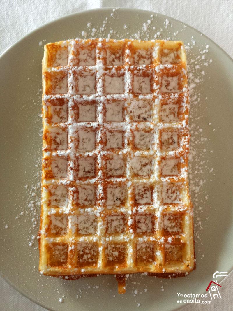 Gofres tiernos de limón - Yaestamosencasita.com