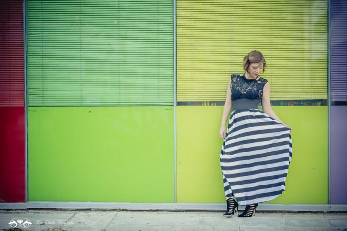 Look con un toque rockero