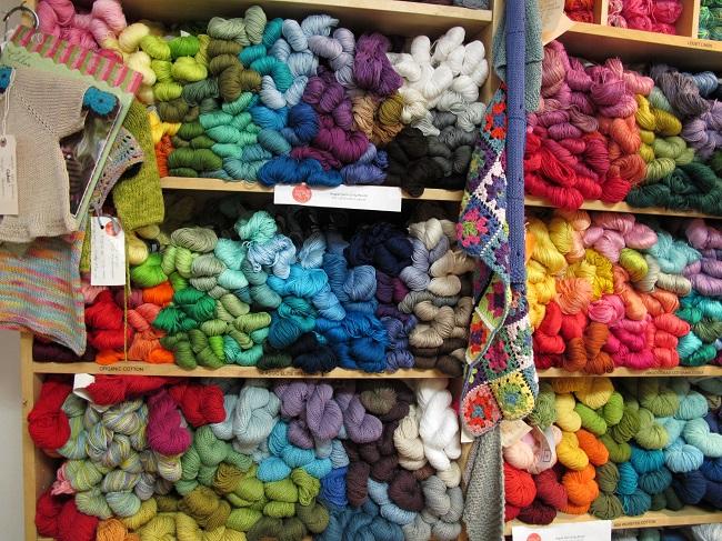 Estanterías de felicidad. Knitty City. Nueva York