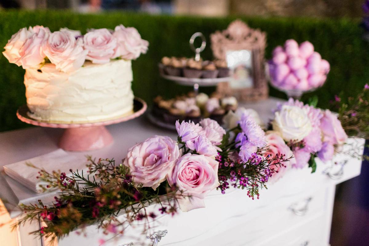 decoración de boda en rosa empolvado - Bodas en All Lovely Party