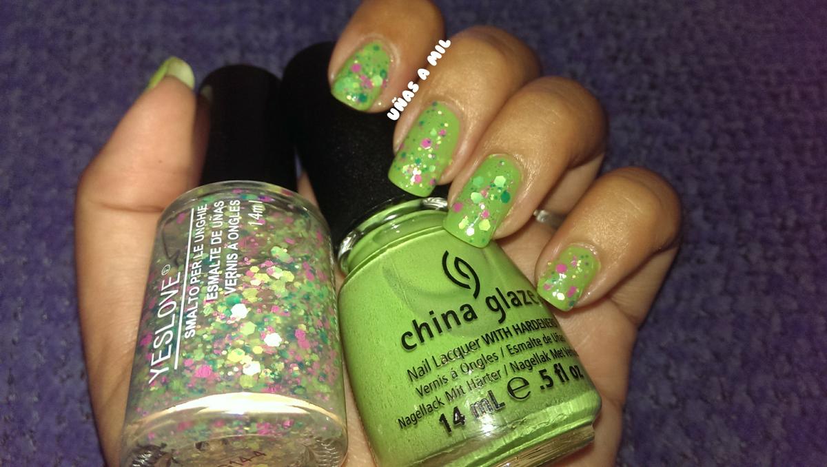 uñas_a_mil_diseño_uñas_sencillo_glitter_verde_china_glaze (2)