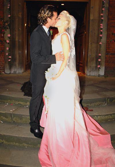 Vestido de novia estilo Dip Dyed