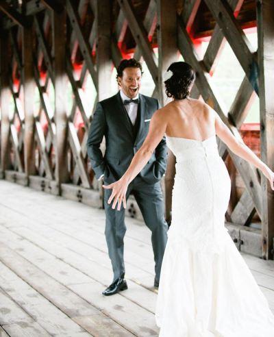 First look novio y novia