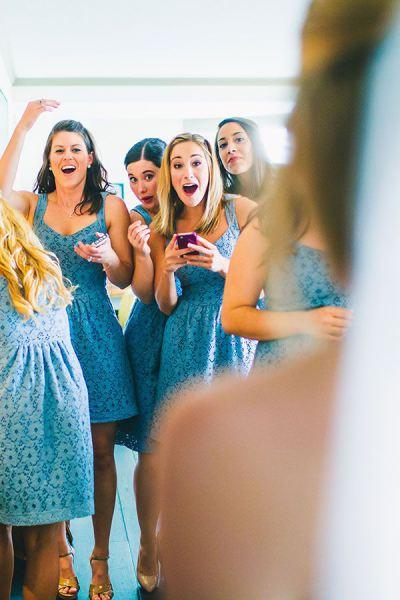 First look amigas de la novia