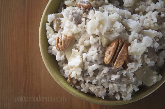 risotto paleo coliflor