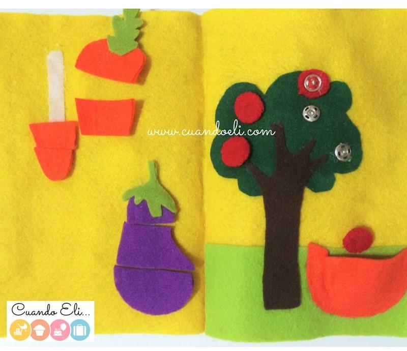 Frutas y Vegetales Quiet Book