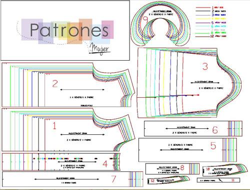 blusa con chorrera-patronesmujer