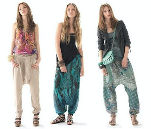 pantalones tipo harem