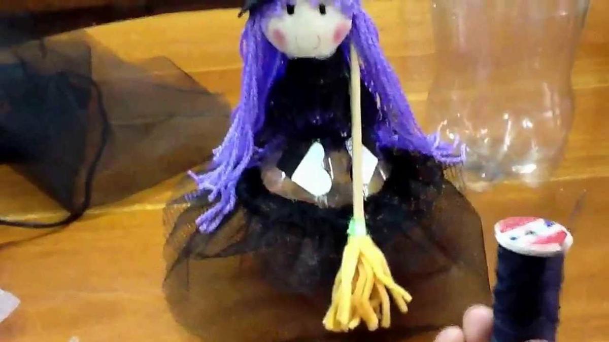 brujita de botella de plástico