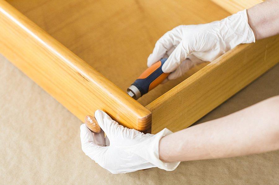 pintar una comoda de madera paso 1