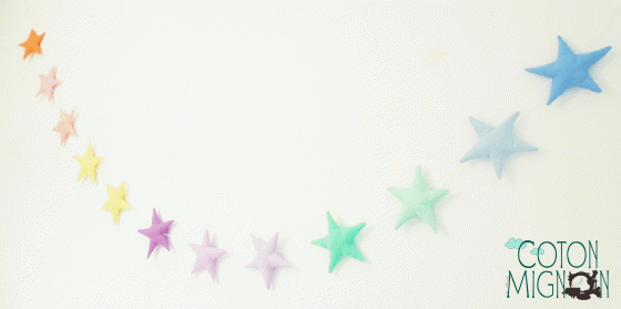 sorteo de guirnalda coton mignon