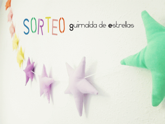 guirnalda estrellas tela sorteo coton mignon