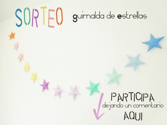 Sorteo guirnalda pastel coton mignon